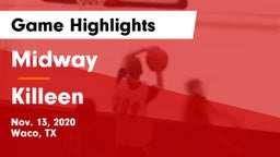 Midway  vs Killeen  Game Highlights - Nov. 13, 2020