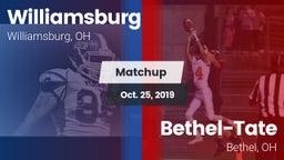 Matchup: Williamsburg vs. Bethel-Tate  2019