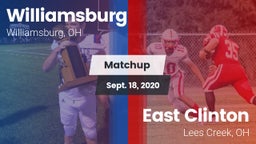 Matchup: Williamsburg vs. East Clinton  2020