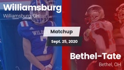Matchup: Williamsburg vs. Bethel-Tate  2020