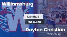 Matchup: Williamsburg vs. Dayton Christian  2020