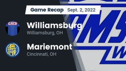 Recap: Williamsburg  vs. Mariemont  2022