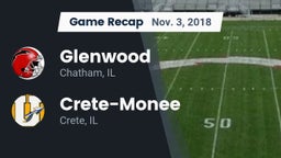 Recap: Glenwood  vs. Crete-Monee  2018