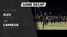 Recap: Alex  vs. Carnegie  2016