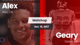 Matchup: Alex vs. Geary  2017