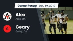 Recap: Alex  vs. Geary  2017