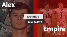 Matchup: Alex vs. Empire  2018