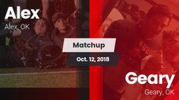 Matchup: Alex vs. Geary  2018