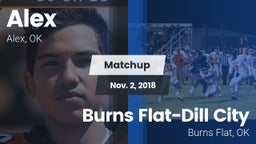 Matchup: Alex vs. Burns Flat-Dill City  2018