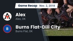 Recap: Alex  vs. Burns Flat-Dill City  2018