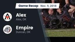 Recap: Alex  vs. Empire  2018