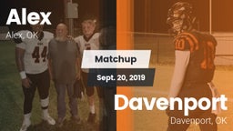 Matchup: Alex vs. Davenport  2019