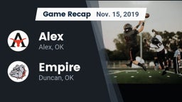 Recap: Alex  vs. Empire  2019