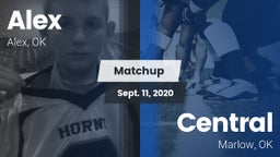 Matchup: Alex vs. Central  2020