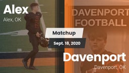Matchup: Alex vs. Davenport  2020