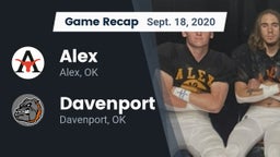 Recap: Alex  vs. Davenport  2020