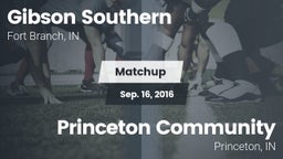 Matchup: Gibson Southern vs. Princeton Community  2016