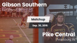 Matchup: Gibson Southern vs. Pike Central  2016