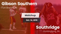 Matchup: Gibson Southern vs. Southridge  2016