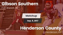 Matchup: Gibson Southern vs. Henderson County  2017