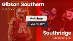 Matchup: Gibson Southern vs. Southridge  2017