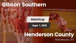 Matchup: Gibson Southern vs. Henderson County  2018