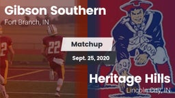 Matchup: Gibson Southern vs. Heritage Hills  2020