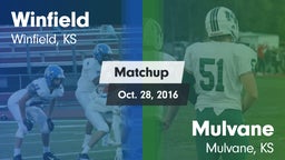 Matchup: Winfield  vs. Mulvane  2016