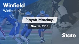 Matchup: Winfield  vs. State 2016