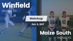 Matchup: Winfield  vs. Maize South  2017