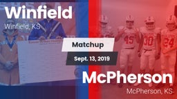 Matchup: Winfield  vs. McPherson  2019