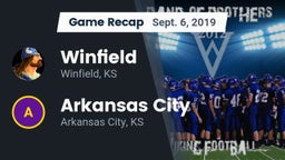 Recap: Winfield  vs. Arkansas City  2019