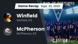 Recap: Winfield  vs. McPherson  2020