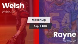 Matchup: Welsh vs. Rayne  2017