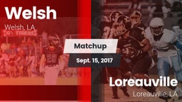 Matchup: Welsh vs. Loreauville  2017