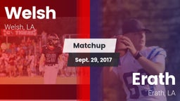 Matchup: Welsh vs. Erath  2017