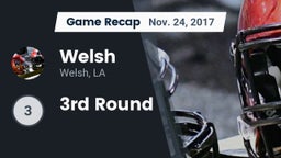 Recap: Welsh  vs. 3rd Round 2017