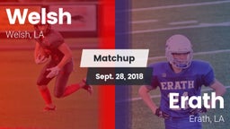 Matchup: Welsh vs. Erath  2018