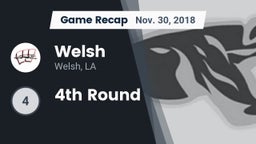Recap: Welsh  vs. 4th Round 2018