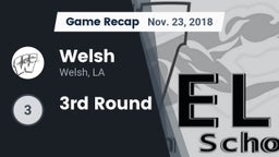 Recap: Welsh  vs. 3rd Round 2018