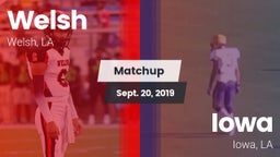 Matchup: Welsh vs. Iowa  2019