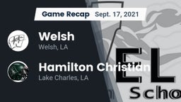 Recap: Welsh  vs. Hamilton Christian  2021