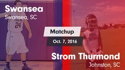 Matchup: Swansea vs. Strom Thurmond  2016