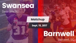 Matchup: Swansea vs. Barnwell  2017