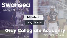 Matchup: Swansea vs. Gray Collegiate Academy 2018