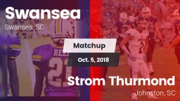 Matchup: Swansea vs. Strom Thurmond  2018