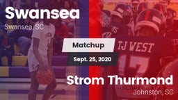 Matchup: Swansea vs. Strom Thurmond  2020