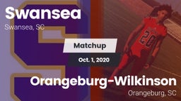Matchup: Swansea vs. Orangeburg-Wilkinson  2020
