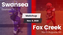 Matchup: Swansea vs. Fox Creek  2020