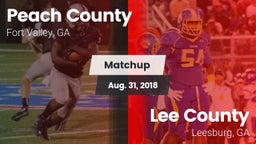 Matchup: Peach County vs. Lee County  2018